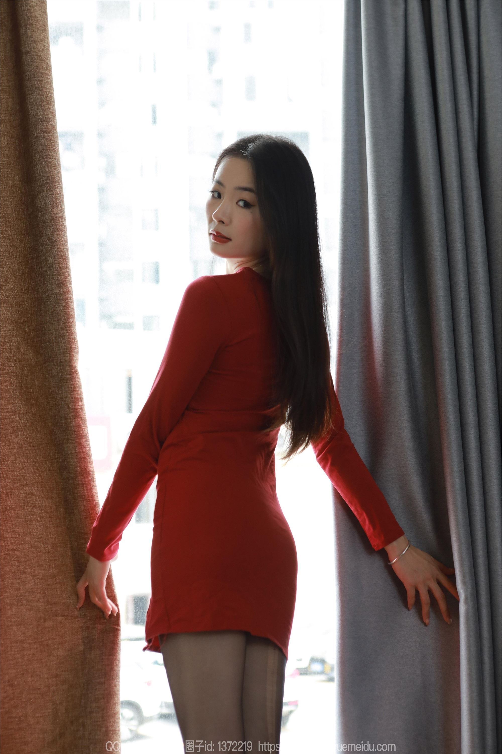 IESS异思趣向  2024.03.22 丝享家 1696 小金《红裙佳人》